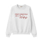 Printed First Christmas As A Sweatshirt P9080