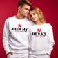 My Perfect Match Couple Valentine’s Day Printed Sweatshirts-M2840