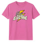 She's Electric T-Shirt | Retro Lightning Bolt Graphic Slogan Tee