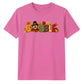 Fall GOBBLE turkey block text Thanksgiving Unisex T-Shirt