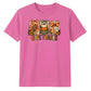 Gingham panels give thanks text Thanksgiving Unisex T-Shirt