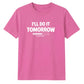 Relatable procrastination loading Funny Memes Unisex T-Shirt