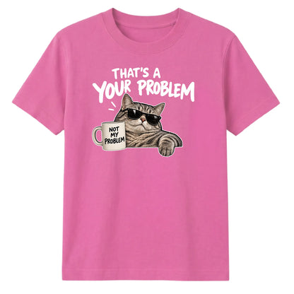 Sarcastic shades cat slogan Funny Memes Unisex T-Shirt
