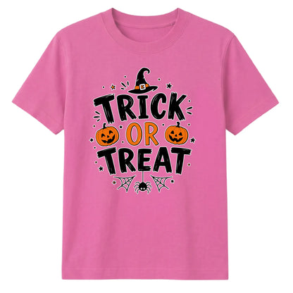 Spooky spider web text graphic Halloween Unisex t-shirt