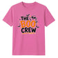 The boo crew ghost text graphic Halloween Unisex t-shirt