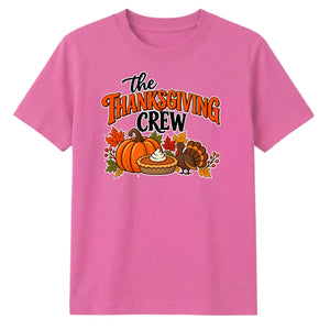 Turkey pumpkin crew top print Thanksgiving Unisex T-Shirt