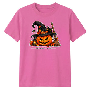 Witch hat cat and pumpkin quote Halloween Unisex T-Shirt