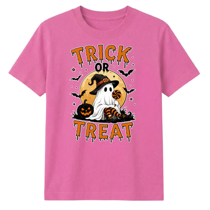 Witch hat ghost lollipop graphic Halloween Unisex t-shirt