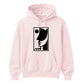 Abstract Line Art Face Silhouette Graphic Unisex Hoodie