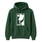 Abstract Line Art Face Silhouette Graphic Unisex Hoodie