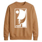 Abstract Line Art Face Silhouette Graphic Unisex Sweatshirt
