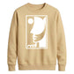 Abstract Line Art Face Silhouette Graphic Unisex Sweatshirt
