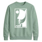 Abstract Line Art Face Silhouette Graphic Unisex Sweatshirt