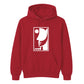 Abstract Line Art Face Silhouette Graphic Unisex Hoodie