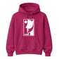 Abstract Line Art Face Silhouette Graphic Unisex Hoodie