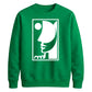Abstract Line Art Face Silhouette Graphic Unisex Sweatshirt