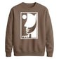 Abstract Line Art Face Silhouette Graphic Unisex Sweatshirt