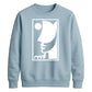 Abstract Line Art Face Silhouette Graphic Unisex Sweatshirt