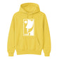 Abstract Line Art Face Silhouette Graphic Unisex Hoodie