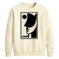 Abstract Line Art Face Silhouette Graphic Unisex Sweatshirt