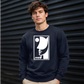 Abstract Line Art Face Silhouette Graphic Unisex Sweatshirt