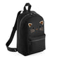 Kids Backpack Black Cat Face Cute School Bag for Girls - Small Size