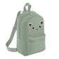 Kids Backpack Black Cat Face Cute School Bag for Girls - Small Size