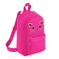 Kids Backpack Black Cat Face Cute School Bag for Girls - Small Size