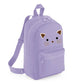 Kids Backpack Black Cat Face Cute School Bag for Girls - Small Size