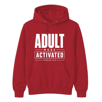 18th Birthday Unisex Hoodie Adult Mode Activated