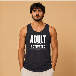 18th Birthday Tank Top Men Adult Mode Activated