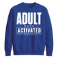 Adult Mode Activated Version 18th Birthday Unisex Sweatshirt
