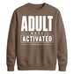 Adult Mode Activated Version 18th Birthday Unisex Sweatshirt