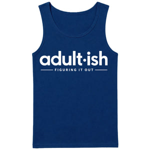 Birthday Tank Top Men Adultish Figuring It Out