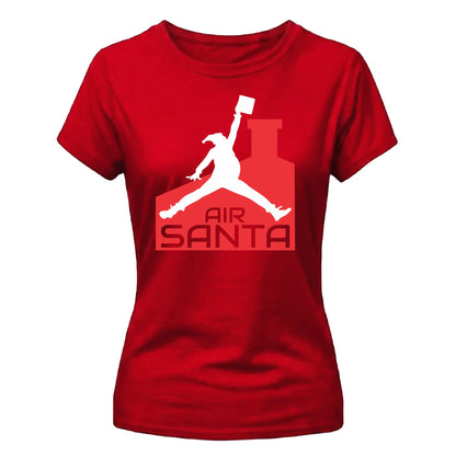Air Santa Parody Christmas Ladies T-Shirt
