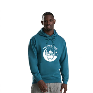 Al-Adha Sheep & Mosque Eid Mubarak Printed Unisex Hoodie