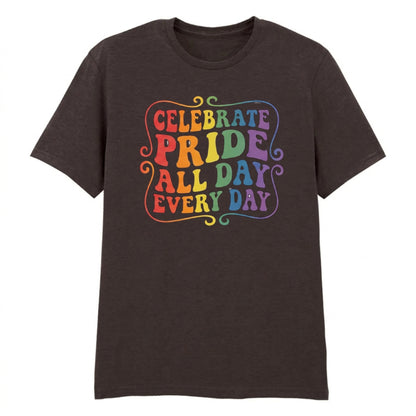 All Day Pride Celebration Statement Unisex T Shirt Pride Day LGBTQ