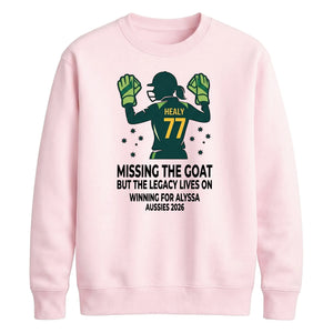 Alyssa Healy 2026 Aussies Women Cricket Sweatshirt - T20 Womens World Cup Sweatshirt Australia