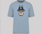 Labubu Oversized T-Shirt, Cute Anime Graphic Tee for Men & Women 100% Organic Cotton Streetwear Style M8408