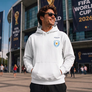 Argentina Victory Crest Printed FIFA unisex hoodie