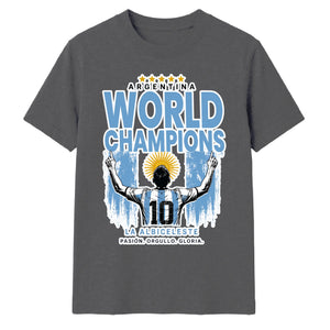 Argentina World Champions FiFA Printed Unisex Tshirt
