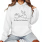 Bunny My Peeps are Exhausting Easter Printed Hoodie-PW601