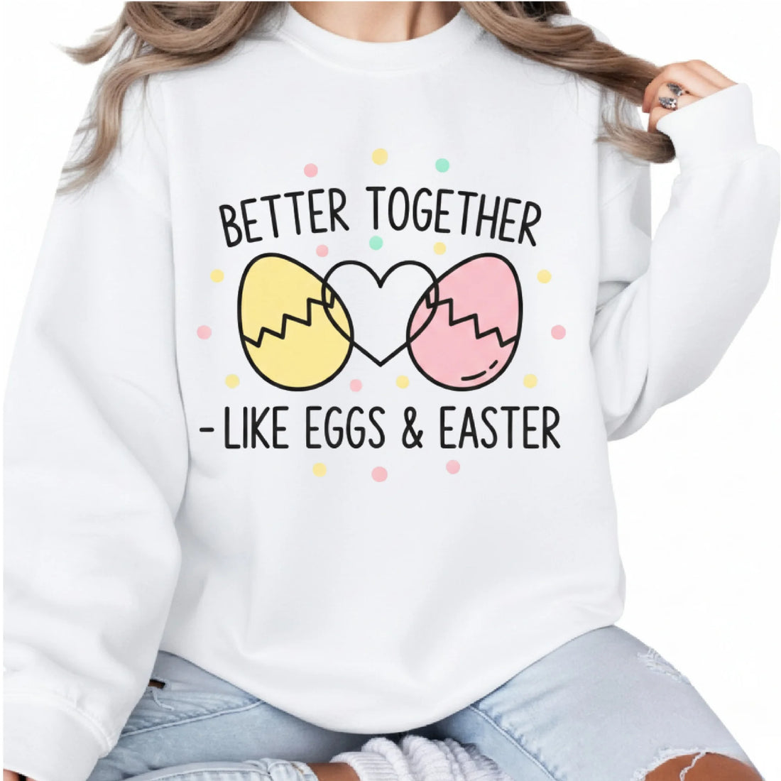 Easter Printed Sweatshirt