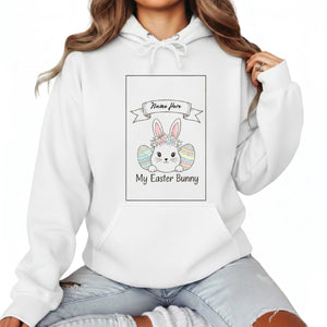 Mama Here My Easter Bunny Printed Hoodie-PW605