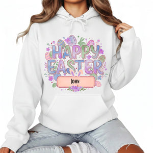 Happy Easter John Printed Hoodie-PW599