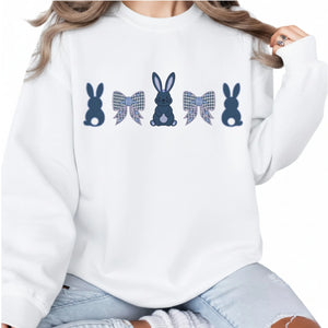 Bunny lovers Easter Printed Sweatshirt - PW593