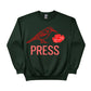 A Bird, a Bloom, and the Press Printed Sweatshirt-PW5122