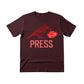 A Bird, a Bloom, and the Press Printed TShirt-PW5122