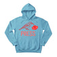 A Bird, a Bloom, and the Press Printed Hoodie-PW5122