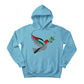 Leaf of Hope and Freedom for Palestine Press Printed Hoodie-PW5126